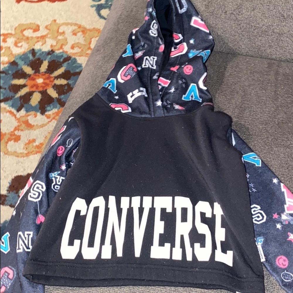 Cropped converse hoodie